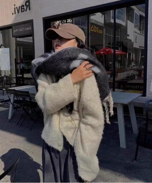 「SHEENA」 長袖ニット M オフホワイト レディース_画像7