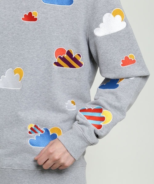「SUNSPEL」 スウェットカットソー LARGE グレー メンズ_画像3