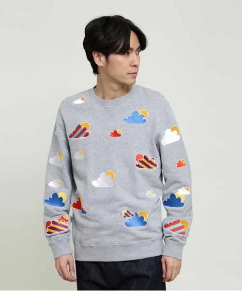 「SUNSPEL」 スウェットカットソー LARGE グレー メンズ_画像6
