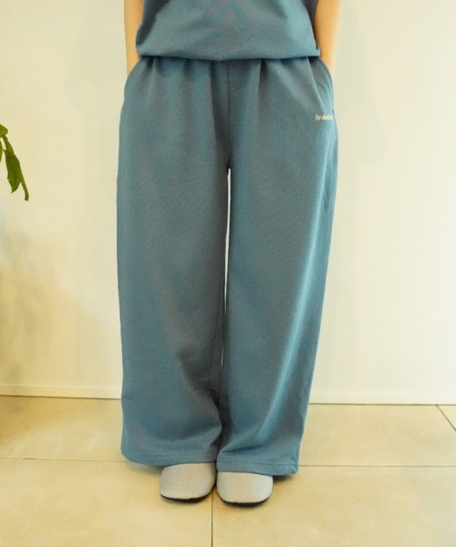 「BROKEN BASE」 スウェットパンツ MEDIUM ネイビー メンズ_画像9