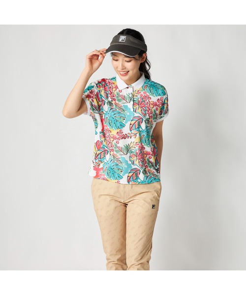FILA GOLF uvカット ポロシャツ ポロ フィラゴルフ ゴルフウェア 吸汗