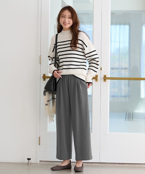 「ANY」 イージーパンツ 2 ブラック レディース_画像2