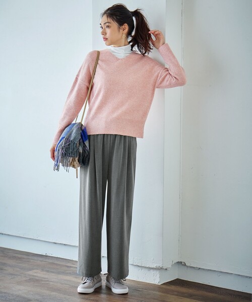 「ANY」 イージーパンツ 2 ブラック レディース_画像4