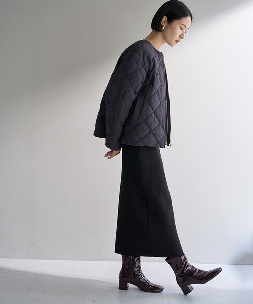 「UNFILO」 タイトスカート - ネイビー レディース_画像7
