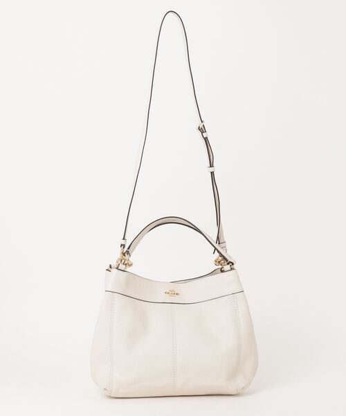 COACH コーチ 2way ショルダーバッグ ハンドバッグ ホワイト COACH（コーチ） 2WAYバッグ FREE ホワイト レディース : ZOZOTOWN