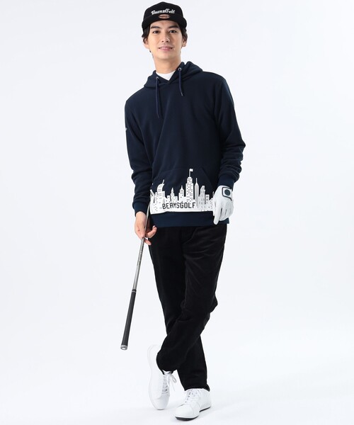 BEAMS GOLF（ビームス ゴルフ） プルオーバーパーカー L グレー メンズ