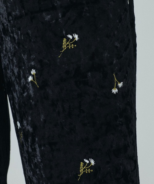 「ROSE BUD」 イージーパンツ ONE SIZE ブラック レディース_画像4