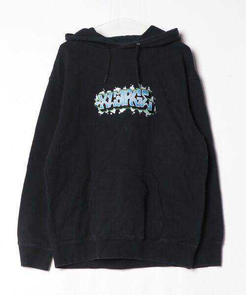 「XLARGE」 プルオーバーパーカー X-LARGE ブラック メンズ