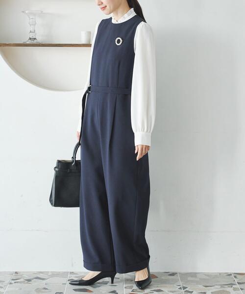 「URBAN RESEARCH」 オールインワン 38 ネイビー レディースの画像