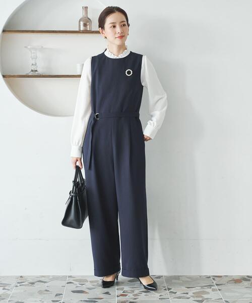 「URBAN RESEARCH」 オールインワン 38 ネイビー レディースの画像