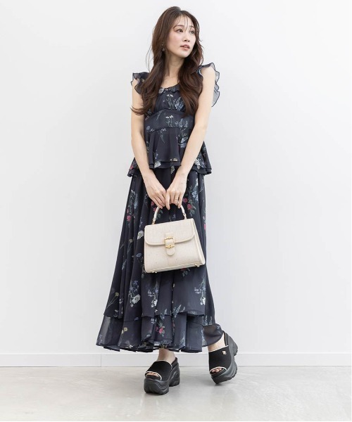 RANDA（ランダ） サンダル 「SUSTAINABLE」ニットボリュームソール