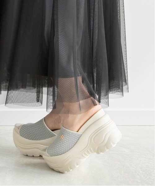 RANDA（ランダ） サンダル 「SUSTAINABLE」ニットボリュームソール