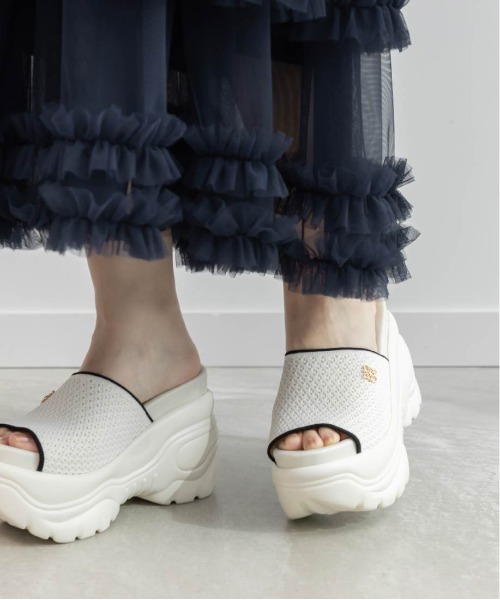 RANDA（ランダ） サンダル 「SUSTAINABLE」ニットボリュームソール