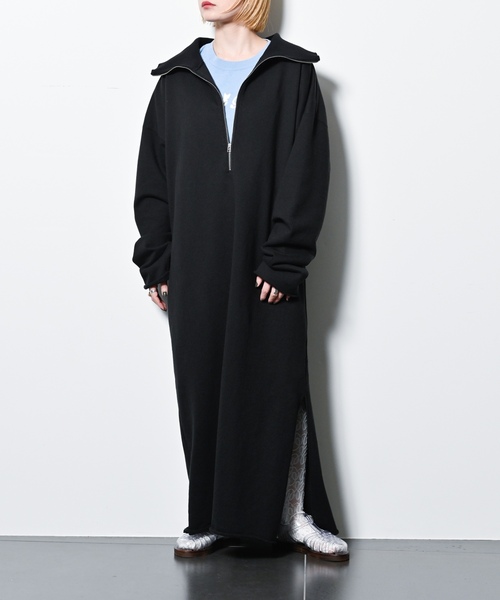 「CITYSHOP」 長袖ワンピース 38 グレー レディースの画像