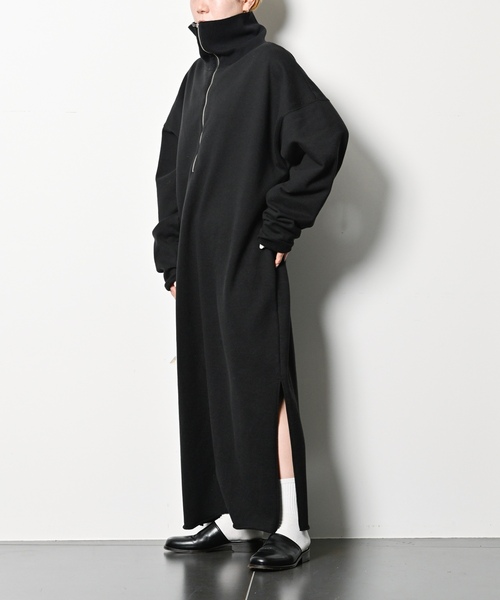 「CITYSHOP」 長袖ワンピース 38 グレー レディースの画像