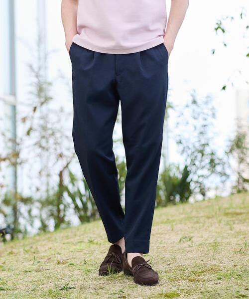TAKEO KIKUCHI（タケオキクチ） スラックス リネンライクカルゼ