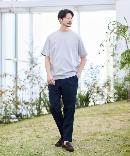 TAKEO KIKUCHI（タケオキクチ） スラックス リネンライクカルゼ
