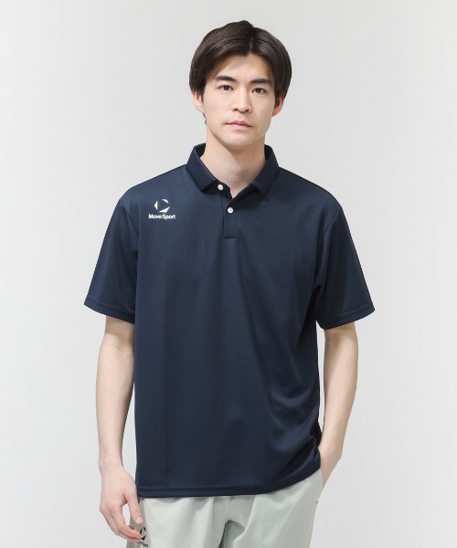 MOVESPORT ポロシャツ 半袖 ムーブスポーツ ワンポイントポロシャツ