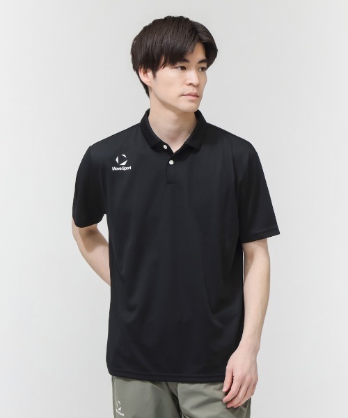 MOVESPORT ポロシャツ 半袖 ムーブスポーツ ワンポイントポロシャツ