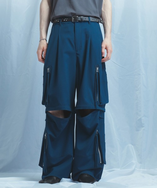HARE（ハレ） ワイドパンツ カーゴパンツ 「SET UP対応 接触冷感」2WAY