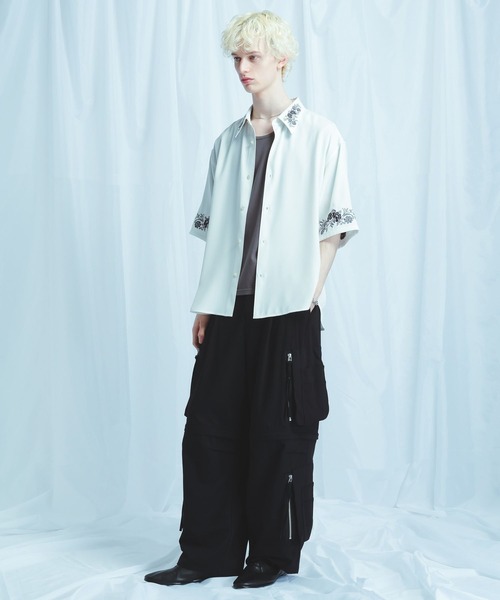 HARE（ハレ） ワイドパンツ カーゴパンツ 「SET UP対応 接触冷感」2WAY