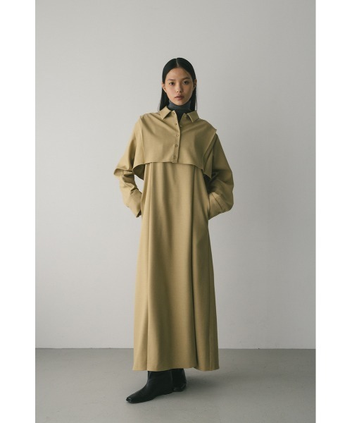 「STYLEMIXER」 コンビワンピース SMALL ブラウン レディースの画像