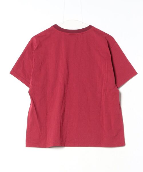 「caph」 半袖Tシャツ FREE レッド レディース_画像2