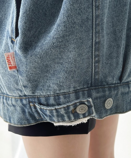 「Java」 デニムジャケット X-LARGE ブルー レディース_画像8