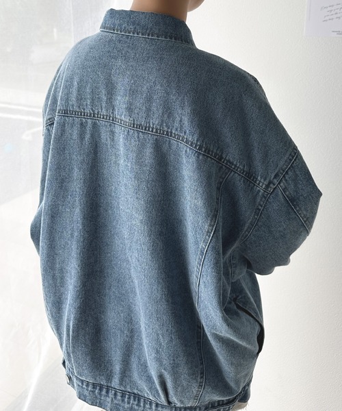 「Java」 デニムジャケット X-LARGE ブルー レディース_画像9