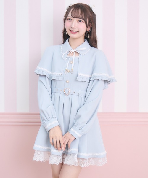 「ROJITA」 長袖ワンピース FREE ブラック レディース_画像8