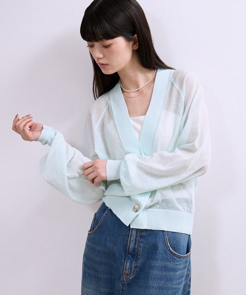 ADAM ET ROPE'（アダムエロペ） カーディガン 「WEB限定