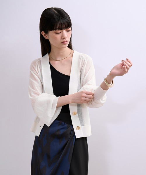 ADAM ET ROPE'（アダムエロペ） カーディガン 「WEB限定