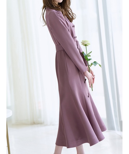 「emiriawiz」 長袖ワンピース MEDIUM ベージュ レディース_画像6