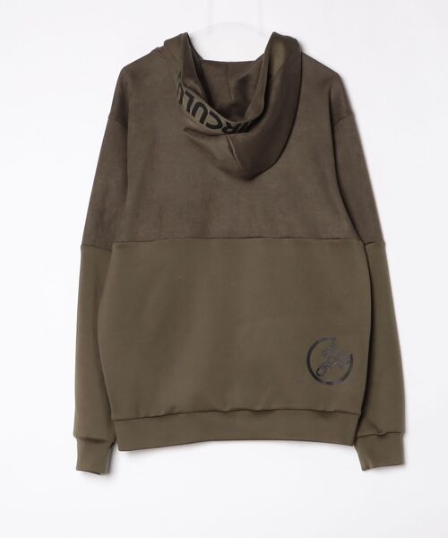 「PW CIRCULUS」 ワンポイントジップアップパーカー X-LARGE グリーン メンズ_画像2