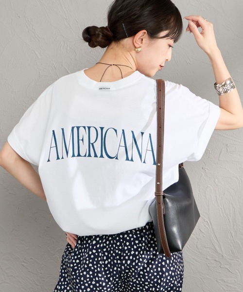 【AMERICANA/アメリカーナ】BACK PRINT Tシャツ AMERICANA/アメリカーナ】BACK PRINT Tシャツ（Tシャツ／カットソー