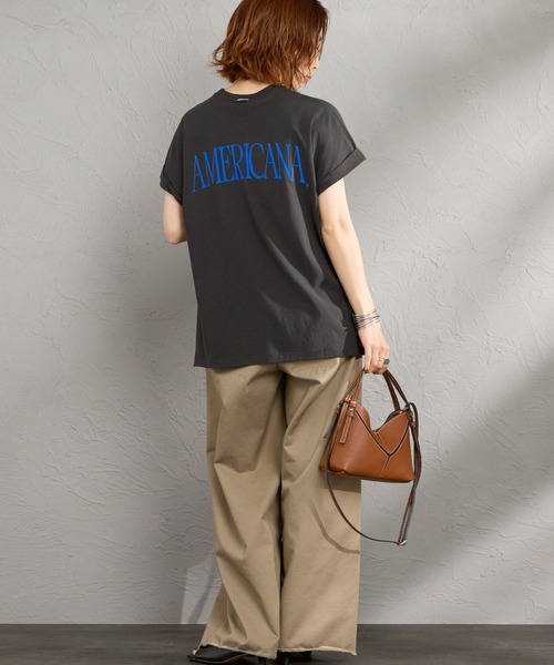 【AMERICANA/アメリカーナ】BACK PRINT Tシャツ AMERICANA（アメリカーナ） tシャツ 「WEB限定」「Americana