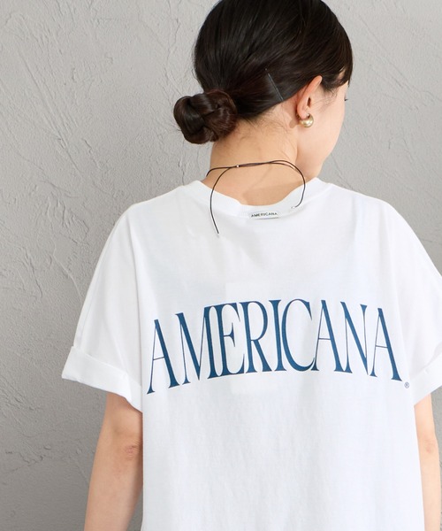 【AMERICANA/アメリカーナ】BACK PRINT Tシャツ AMERICANA（アメリカーナ） tシャツ 「WEB限定」「Americana