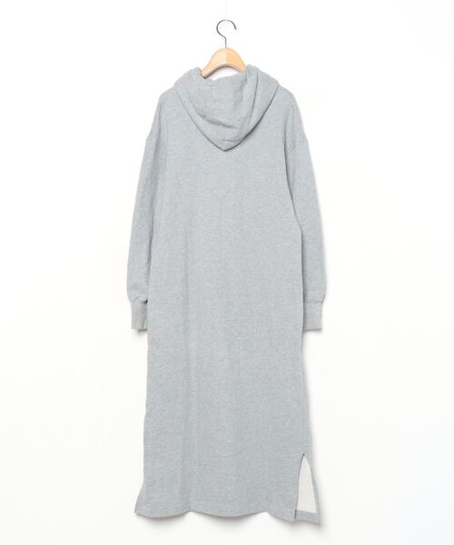 「CONVERSE TOKYO」 長袖ワンピース - グレー レディース_画像2