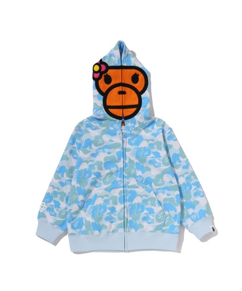 A BATHING APE（アベイシングエイプ） パーカー BABY LISA ABC CAMO