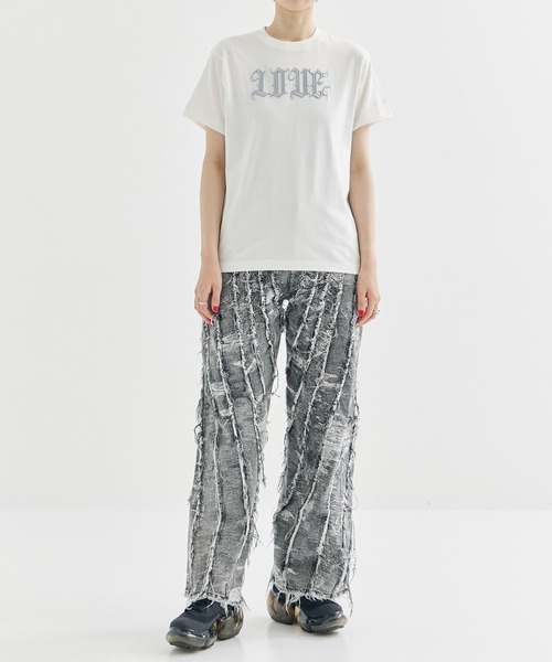「tanakadaisuke」 半袖Tシャツ 1 ホワイト レディース_画像2