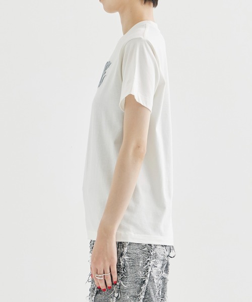 「tanakadaisuke」 半袖Tシャツ 1 ホワイト レディース_画像4