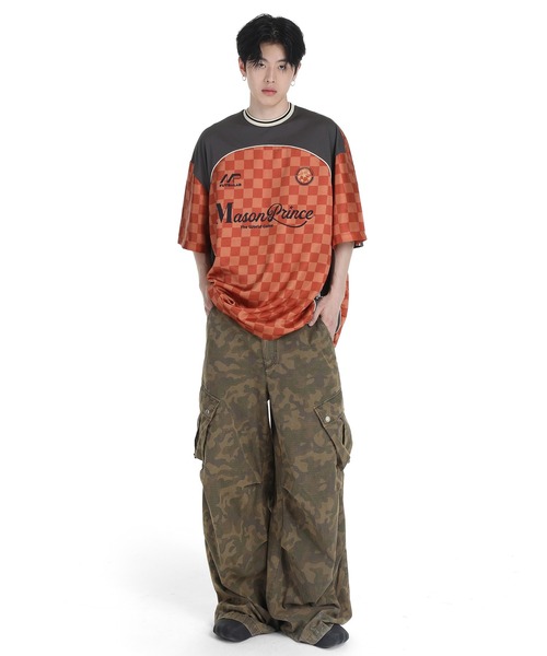 「MASONPRINCE」 半袖Tシャツ M グレー メンズ_画像2
