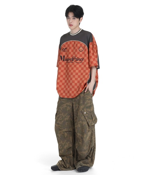 「MASONPRINCE」 半袖Tシャツ M グレー メンズ_画像4
