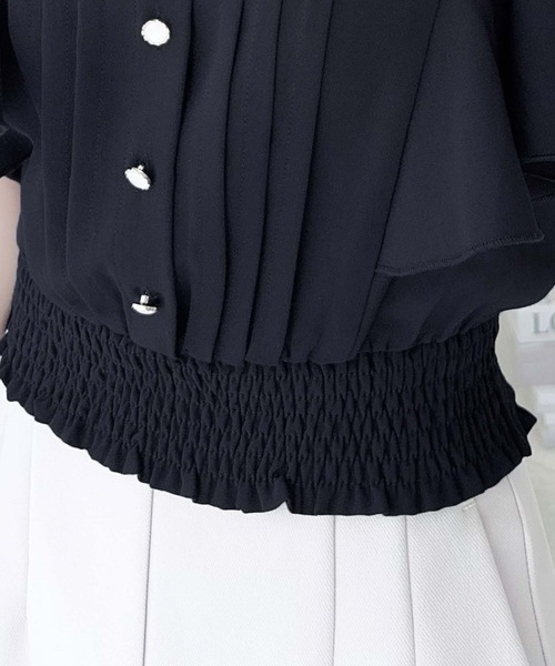 「mily bilet」 半袖シャツ MEDIUM ブラック レディース_画像6