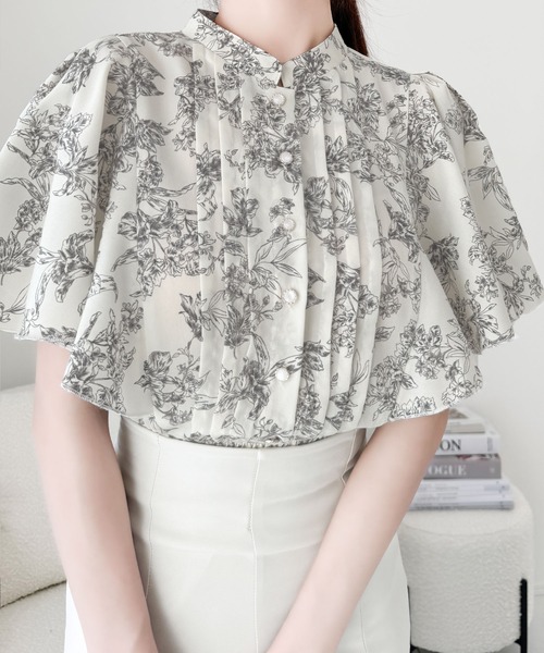 「mily bilet」 半袖シャツ MEDIUM ブラック レディース_画像7