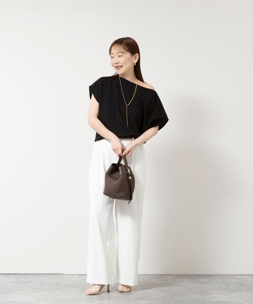 「NOLLEY'S Sophi」 半袖カットソー 38 ブラック レディース_画像4