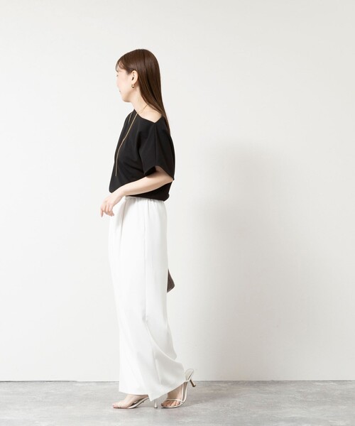 「NOLLEY'S Sophi」 半袖カットソー 38 ブラック レディース_画像5