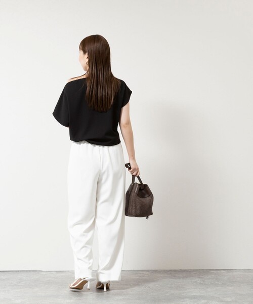 「NOLLEY'S Sophi」 半袖カットソー 38 ブラック レディース_画像6