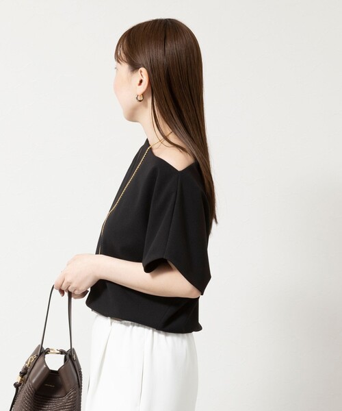 「NOLLEY'S Sophi」 半袖カットソー 38 ブラック レディース_画像7