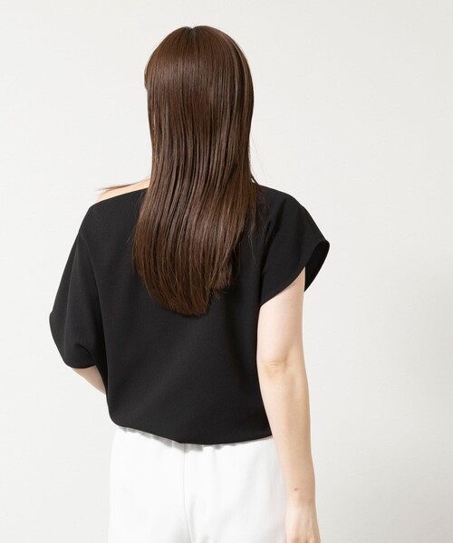 「NOLLEY'S Sophi」 半袖カットソー 38 ブラック レディース_画像8